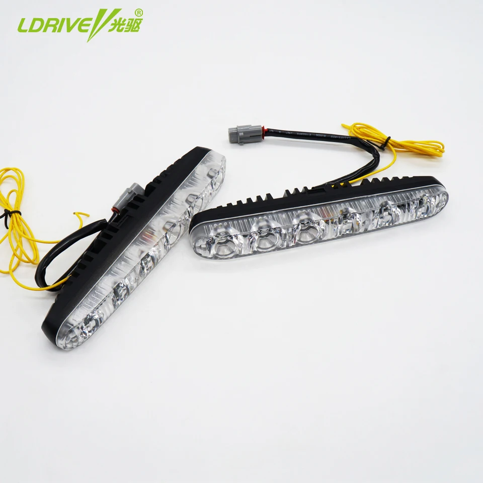 2 шт./лот универсальные автомобильные ходовые огни флуоресцентный свет СИД DRL