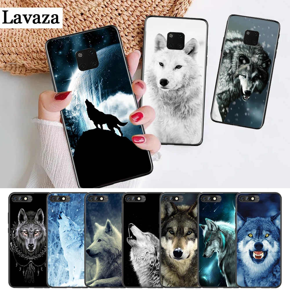 Силиконовый чехол волк на снегу для Huawei Mate 10 Pro 20 30 Lite Y5 Y6 Y7 Y9 Prime 2019 2018 2017 | Мобильные