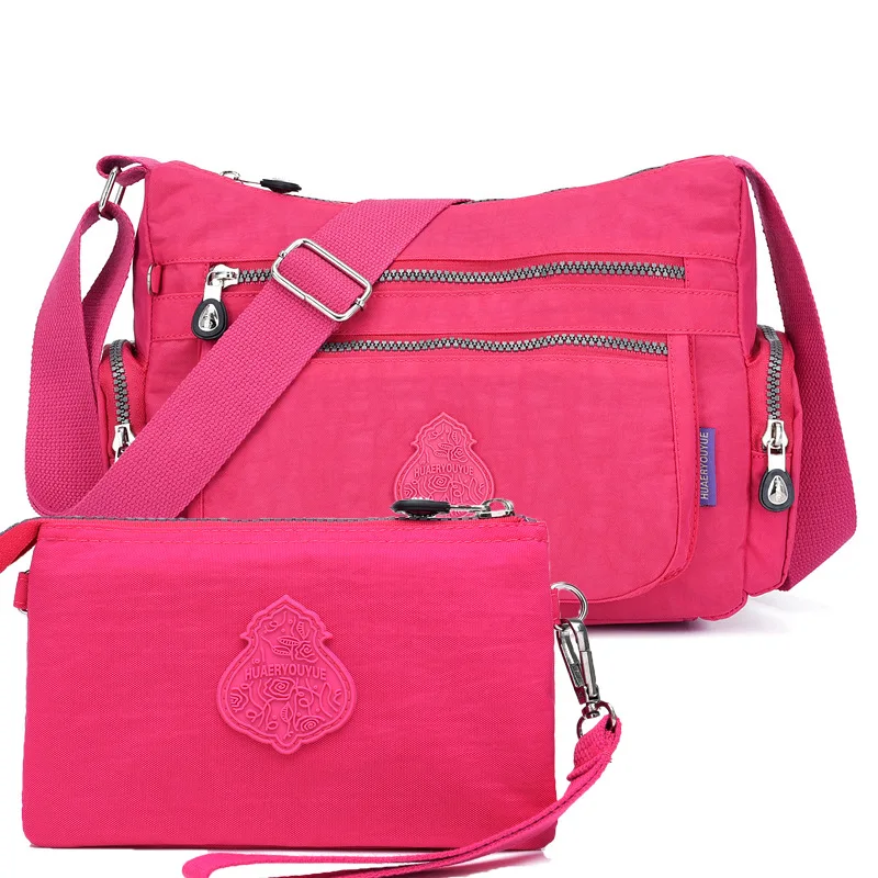 Женские сумки-мессенджеры Водонепроницаемая Нейлоновая Сумочка и кошелек