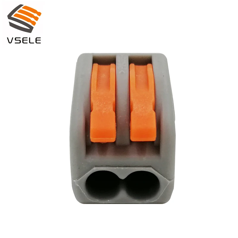 412-A VSELE VSE-101 102 104 106 412 413 103D соединители проводов разъем типа весенний зажимной мини 773 компактный соединитель клеммный блок - Цвет: 412-A
