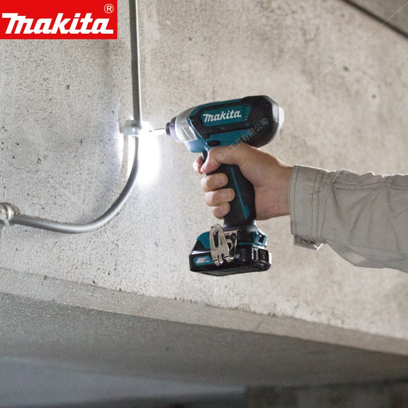 Новая японская аккумуляторная отвертка Makita TD110DWAE, Электрическая отвертка, 12 В, двойная литиевая батарея 110N. m, 3500ipm, 2600 об/мин