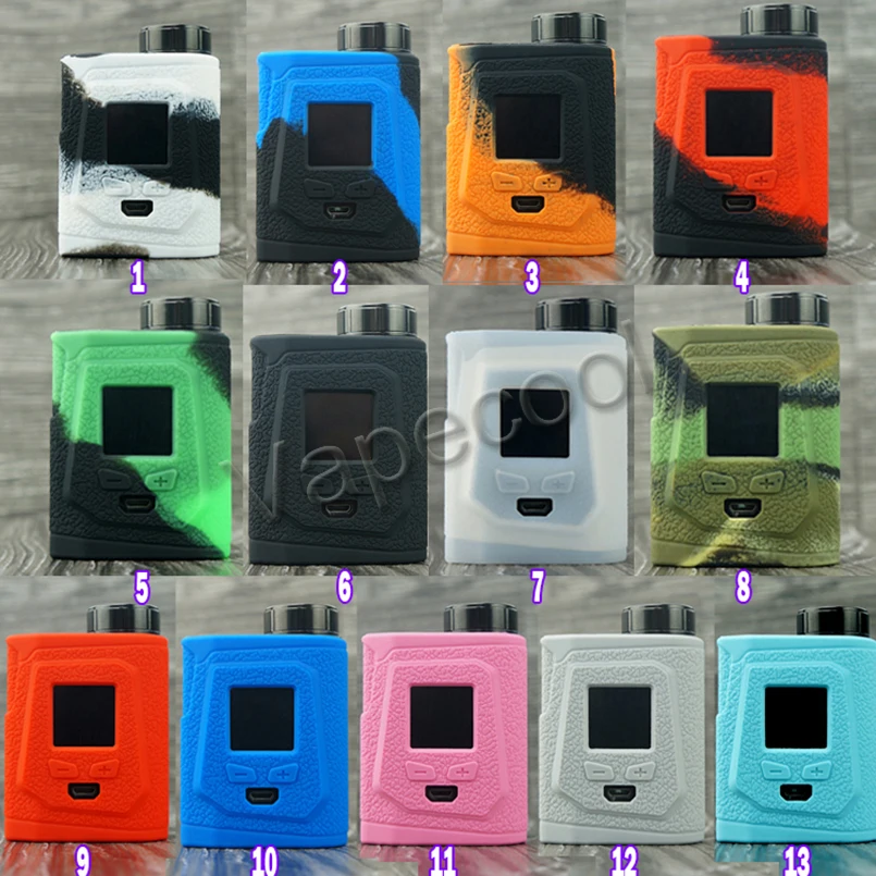 2 шт IJOY CAPO 100 мод силиконовый чехол-накладка с наклейкой на кожу, нескользящий толстый чехол для Vape mod CAPO 100 w 21700 mod Shield
