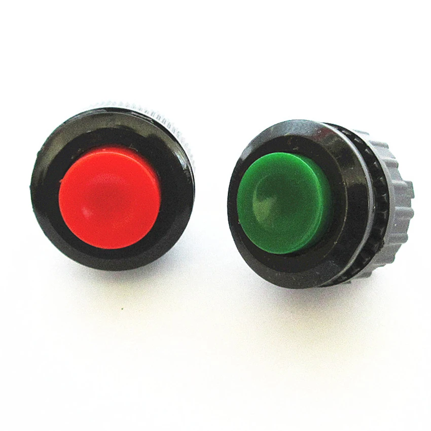 5 шт./компл. 14 мм 1A 250VAC мгновенный 2 pin кнопочный переключатель 250V DS 500/501 замок