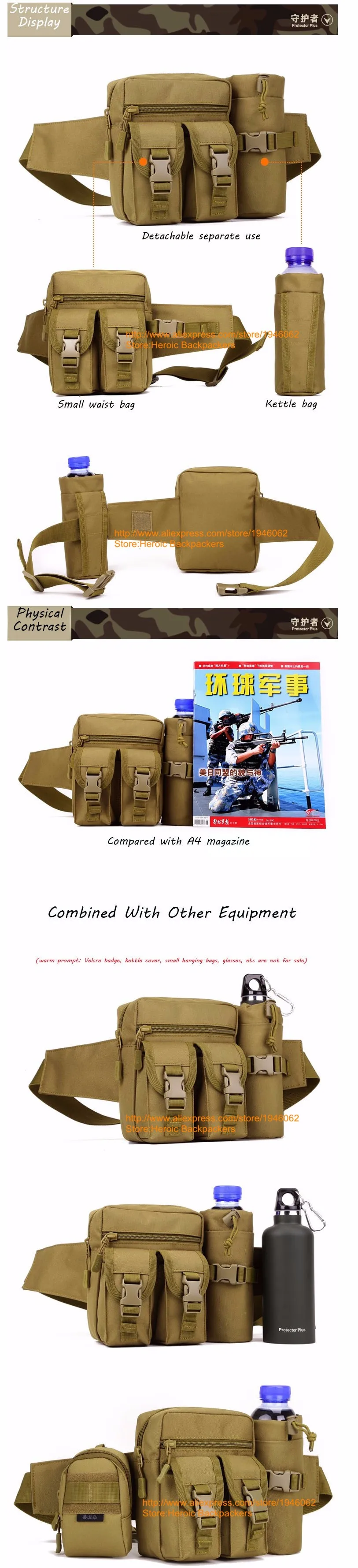 Hip pack поясная Сумка водонепроницаемая поясная сумка камуфляжная поясная сумка на пояс Молл Военная поясная сумка розничная