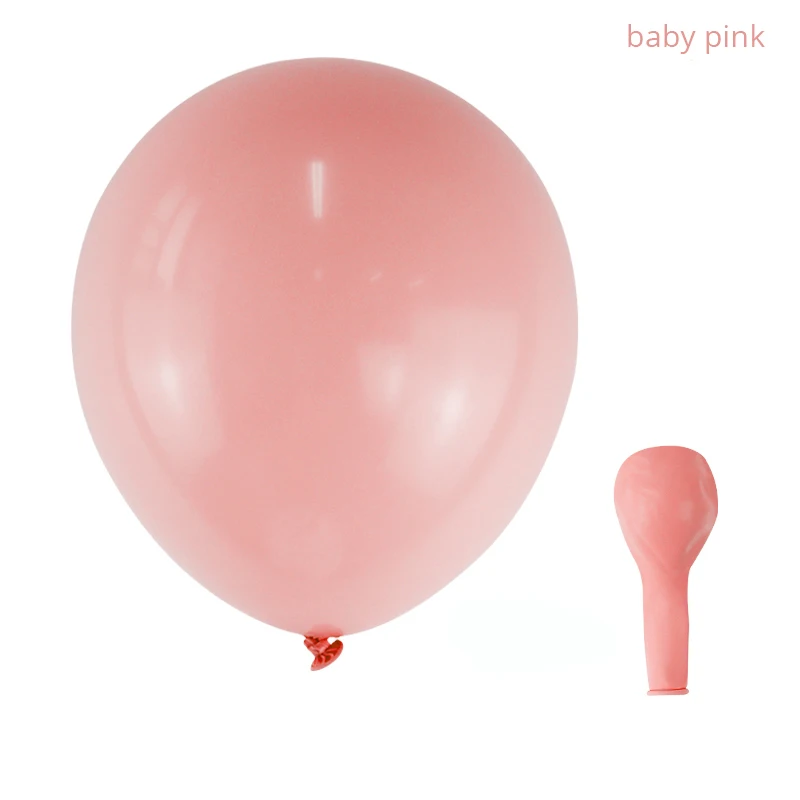 baby pink 50/100 шт 10 дюймов Макарон цветные латексные шары Свадебные украшения день рождения украшения Дети globos babyshower вечерние Декор - Цвет: baby pink