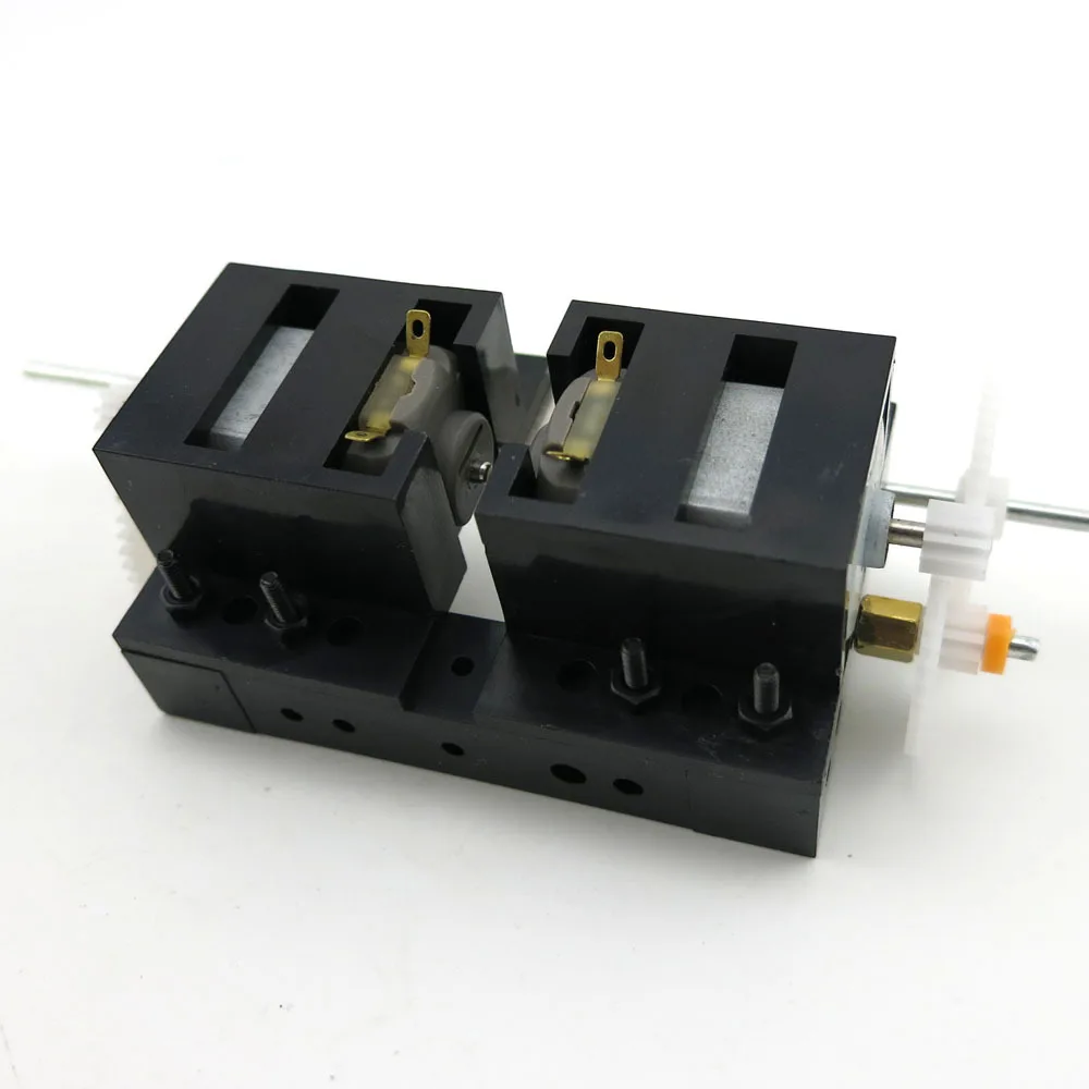 C2A gear box reducer DIY science &amp technology small production car motor dual drive assembly toy for Office teaching 1:20 |
