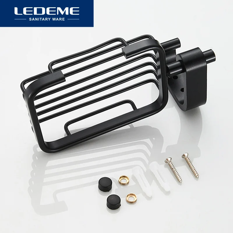 Алюминиевая Подставка для мыла и душа LEDEME держатель лоток ванной аксессуары