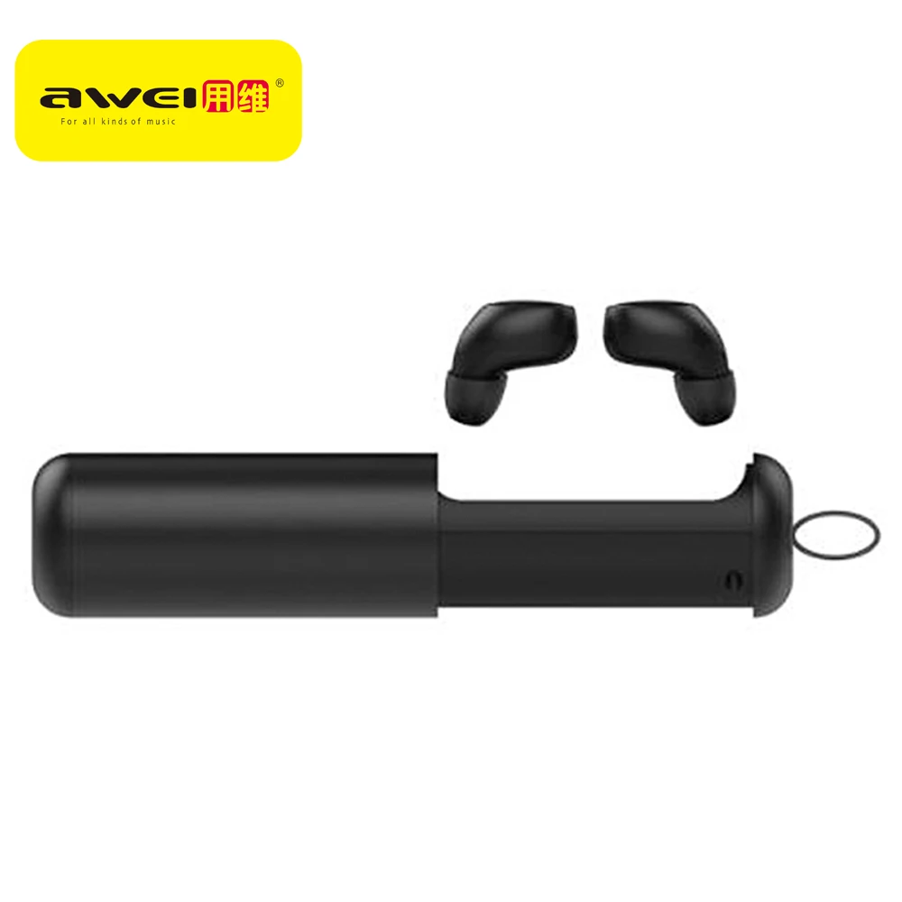 Наушники вкладыши Awei T5 наушники TWS Bluetooth 5 0 мини двойной ушные гарнитура