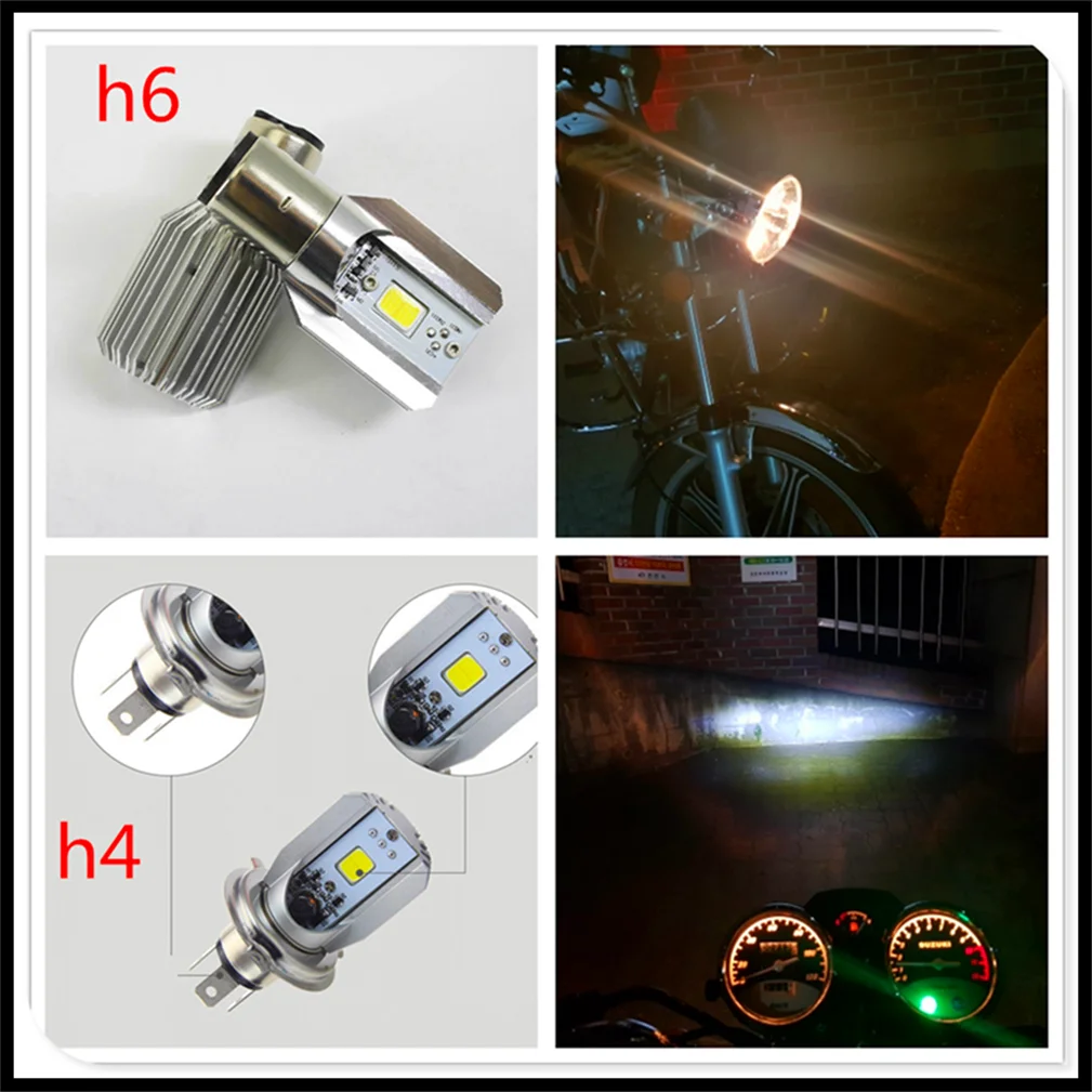 

Светодиодная лампа для мотоциклетных фар H6 h4 6000k Light ATV для YAMAHA R6S USA BT1100 Bulldog XJR400 1300 RACER 400R