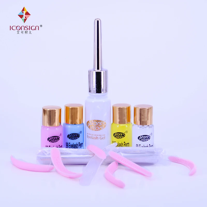 Удобный салонный лосьон для перманентной завивки ресниц набор лифтинг фиксация