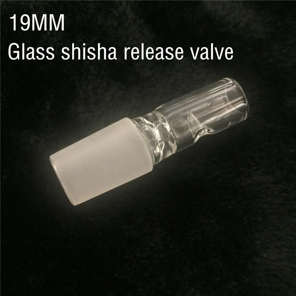 19mm 14/19 мм Стекло щипцы для кальяна, выпускной клапан кальян воздушный клапан аксессуары ", пожалуйста, проверьте и выберите Размеры, будьте внимательны!" - Color: 19mm