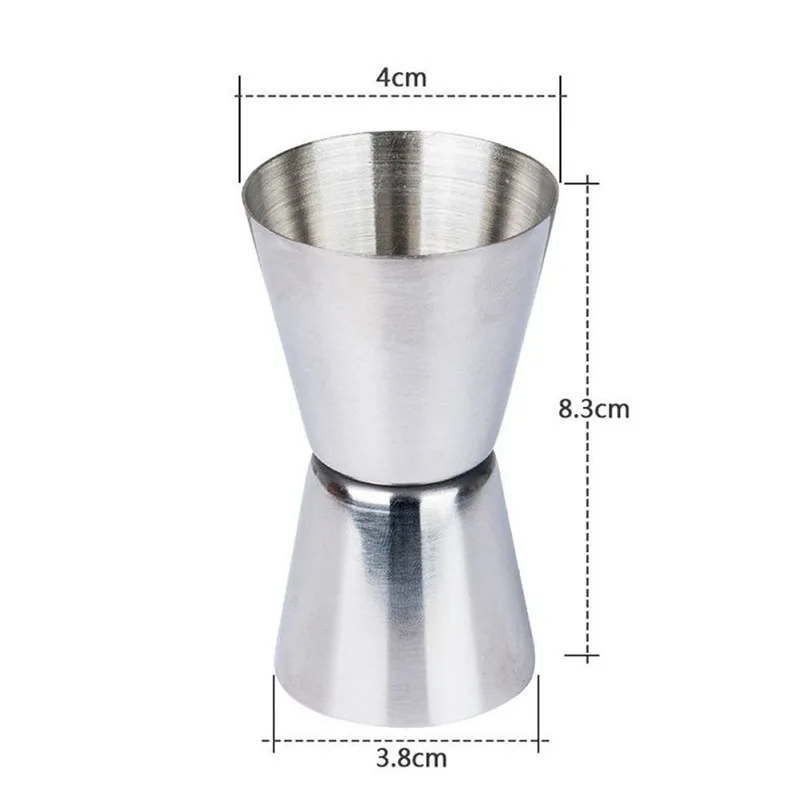 Jigger одиночный двойной удар короткий Напиток Дух Мера чашки коктейль для бара вечеринок вина Jul28 профессиональная цена по прейскуранту завода прямая