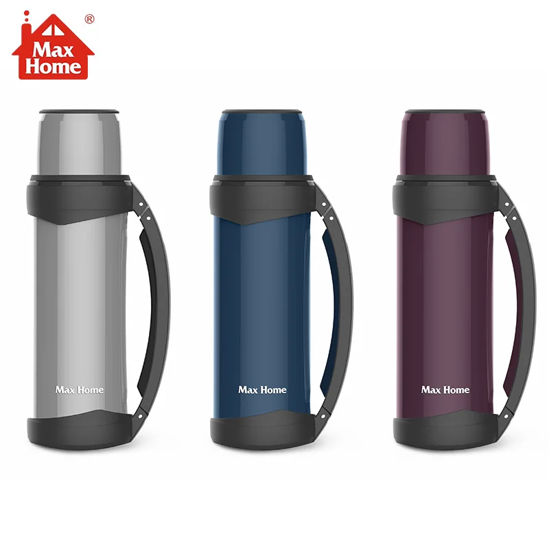 MAX HOME 1050 мл дорожная походная вакуумная колба походный нержавеющая сталь термос