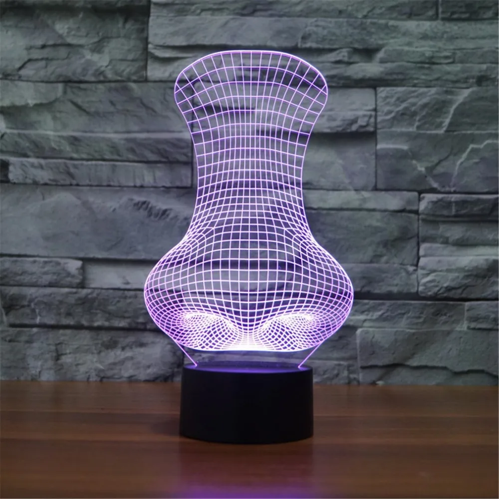 Формы Носа Оптические иллюзии лампы лампа для ребенка в качестве подарка свет
