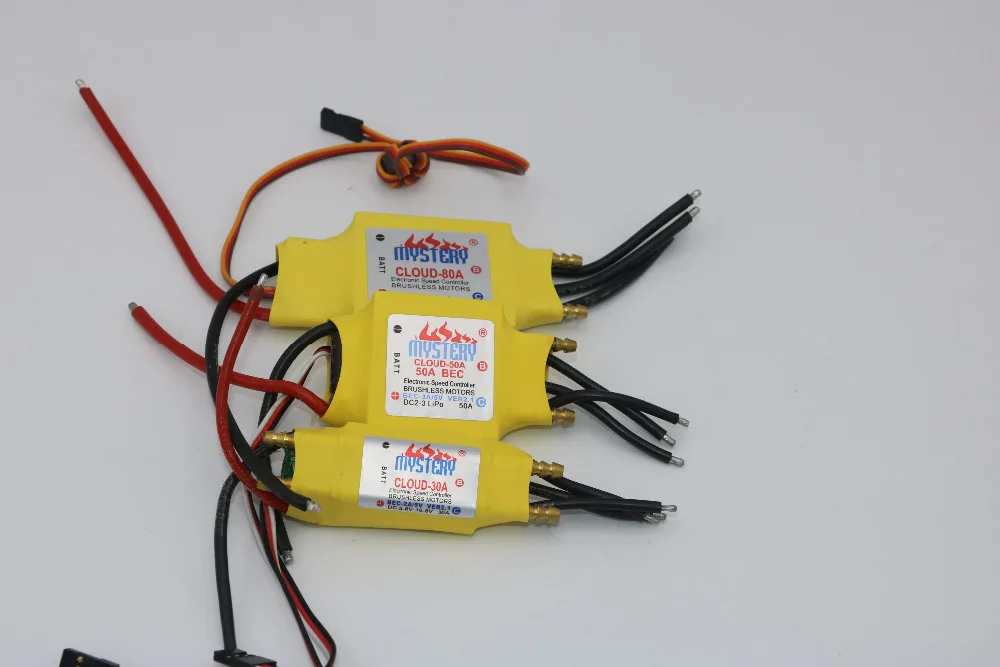 Зарегистрированная 1 шт. 2-7S 30A/50A/80A/100A/200A ESC 5 V/3A 5 V/5A UBEC Бесщеточный Регулятор скорости ESC для RC лодки UBEC 200A/S