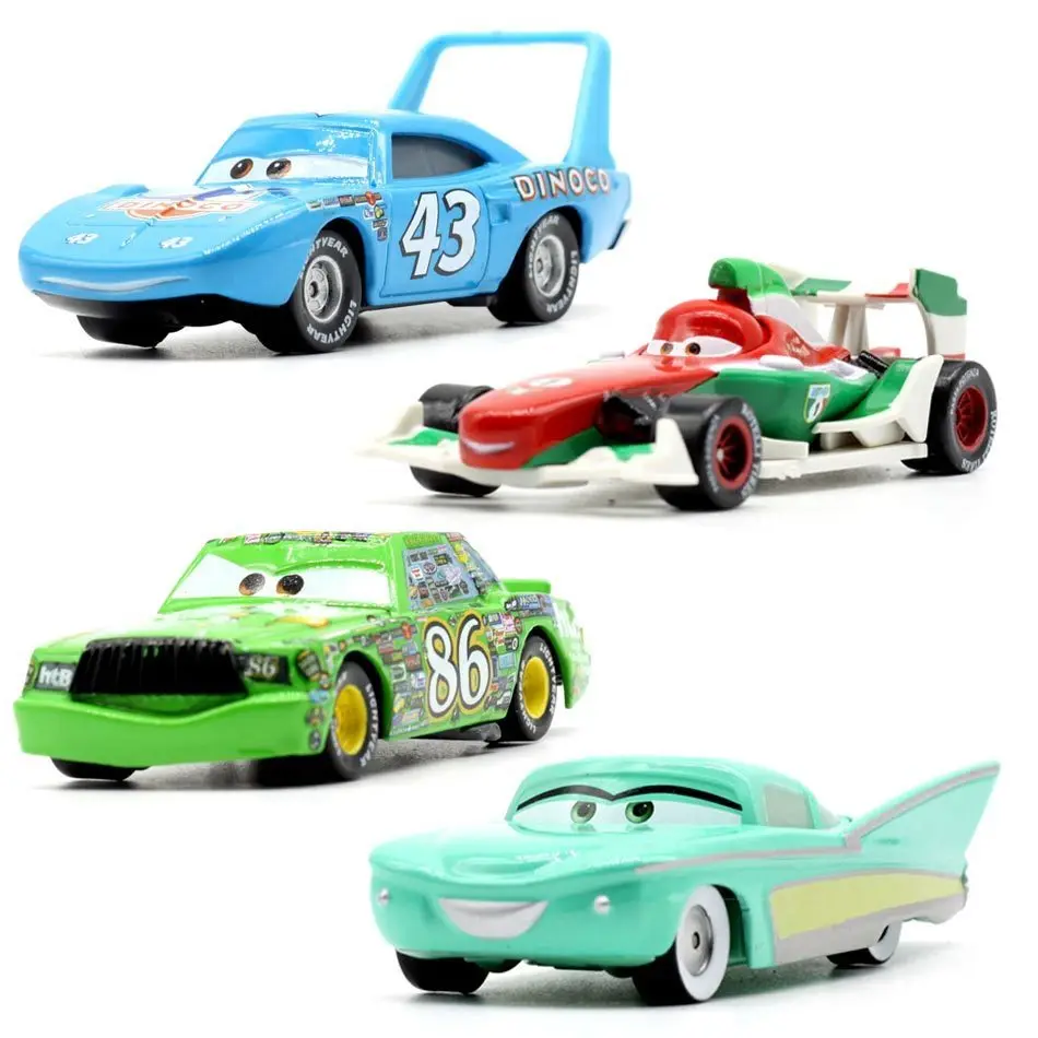 20 стилей Disney Lightning Mcqueen Pixar Cars 3 Chick Hicks Metal Diecast Toy Car 1:55 Loose Brand New в наличии и