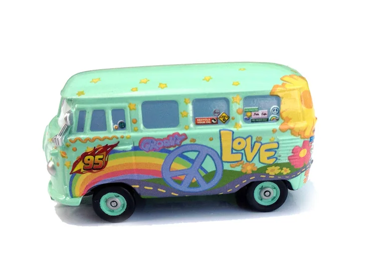 Disney Pixar с рисунками из мультфильма Тачки 2 Diecast Fillmore игрушки металлических сплавов