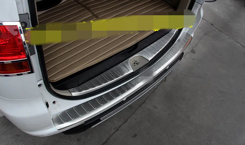 Стальная внутренняя защитная пластина для заднего бампера накладка Mitsubishi Montero /