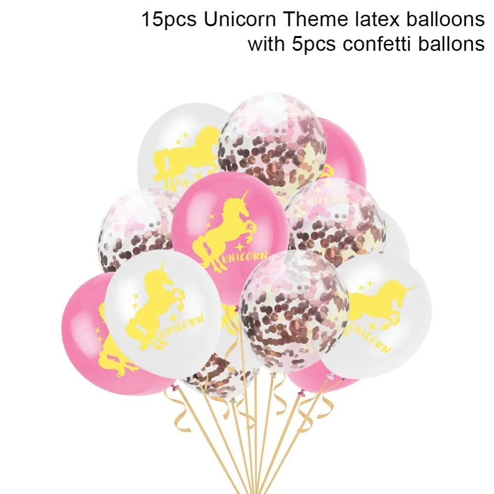 Rose Gold Unicorn Набор из 12 шт. вечерние обертки для кексов с единорогом радужные вечерние украшения для вечеринки в честь Дня Рождения - Цвет: Rose Gold Unicorn