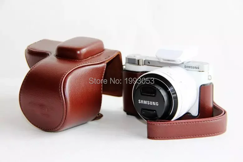 Сумка для камеры из искусственной кожи для samsung NX3000 NX-3000 чехол для камеры с плечевым ремнем Чехол для Камеры из искусственной кожи новинка