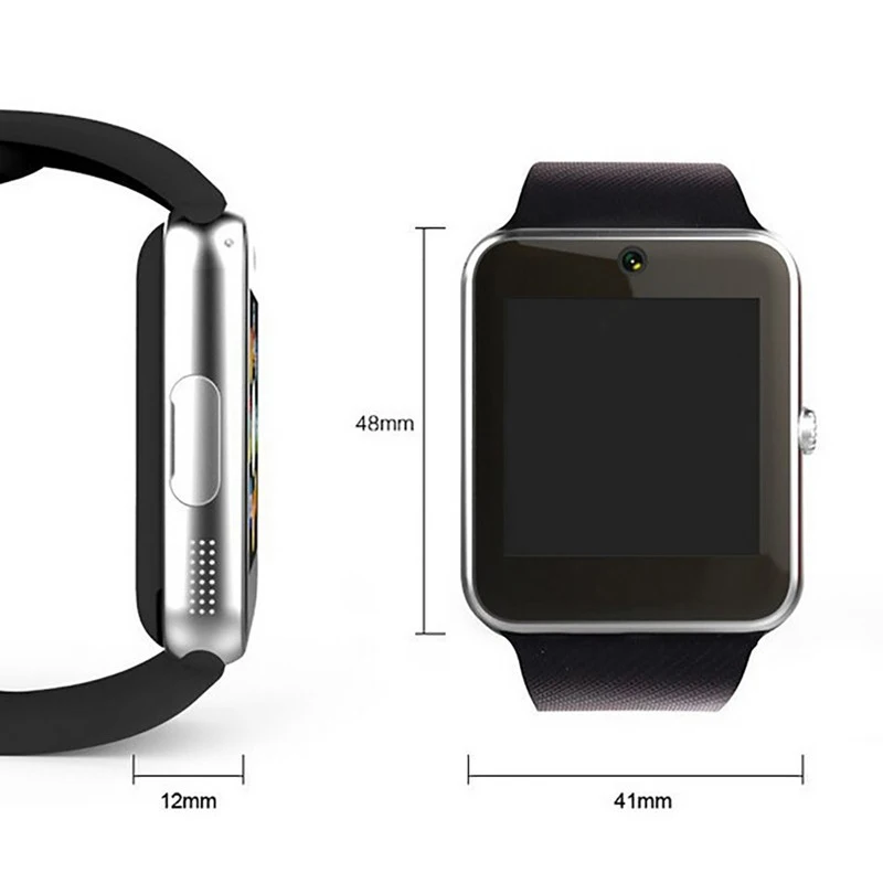Bluetooth Смарт часы наручные GT08 с сенсорным экраном Smartwatch поддержка TF sim-карты для IOS