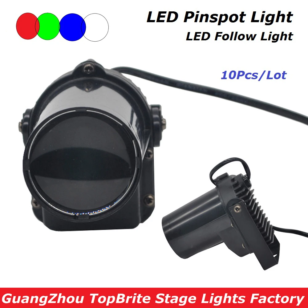 10 шт./партия высокое качество 5 Вт Cree LED Pinspot миниатюрная светодиодная Подвижная