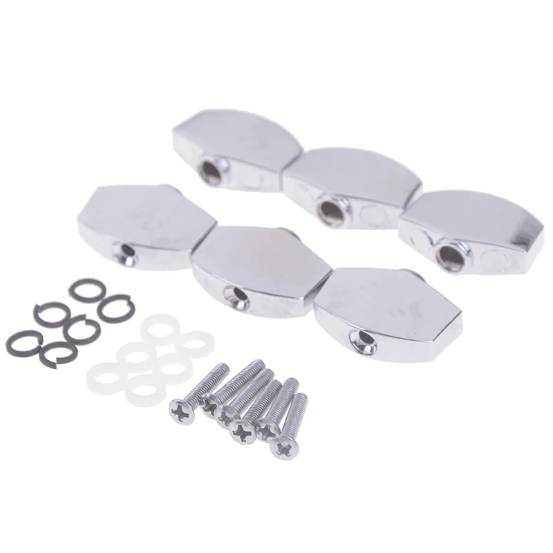 Machine Heads Replacement Guitar Tunning Pegs Acoustic Classic Buttons Knob Zinc Alloy Handle Parts Accessories 1Set | Спорт и