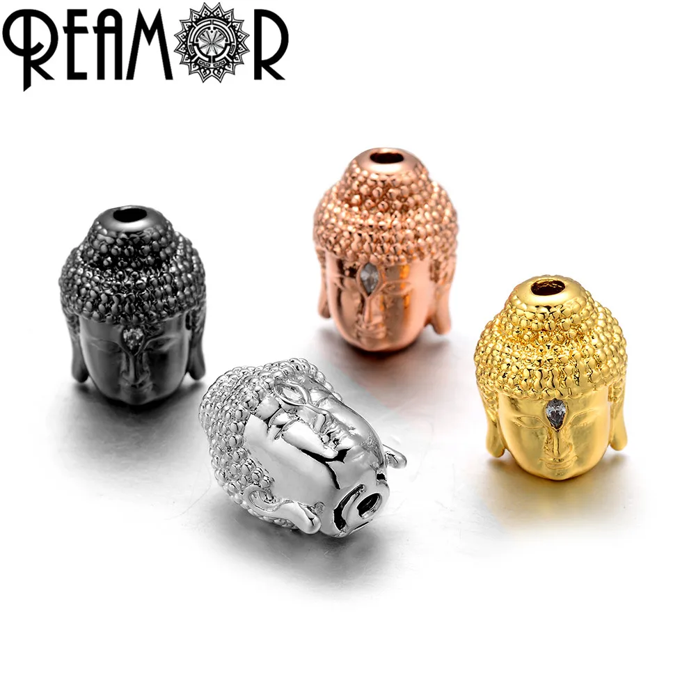 REAMOR 5 шт. черные/розовые золотистые/золотистые медные бусины с подвеской в виде