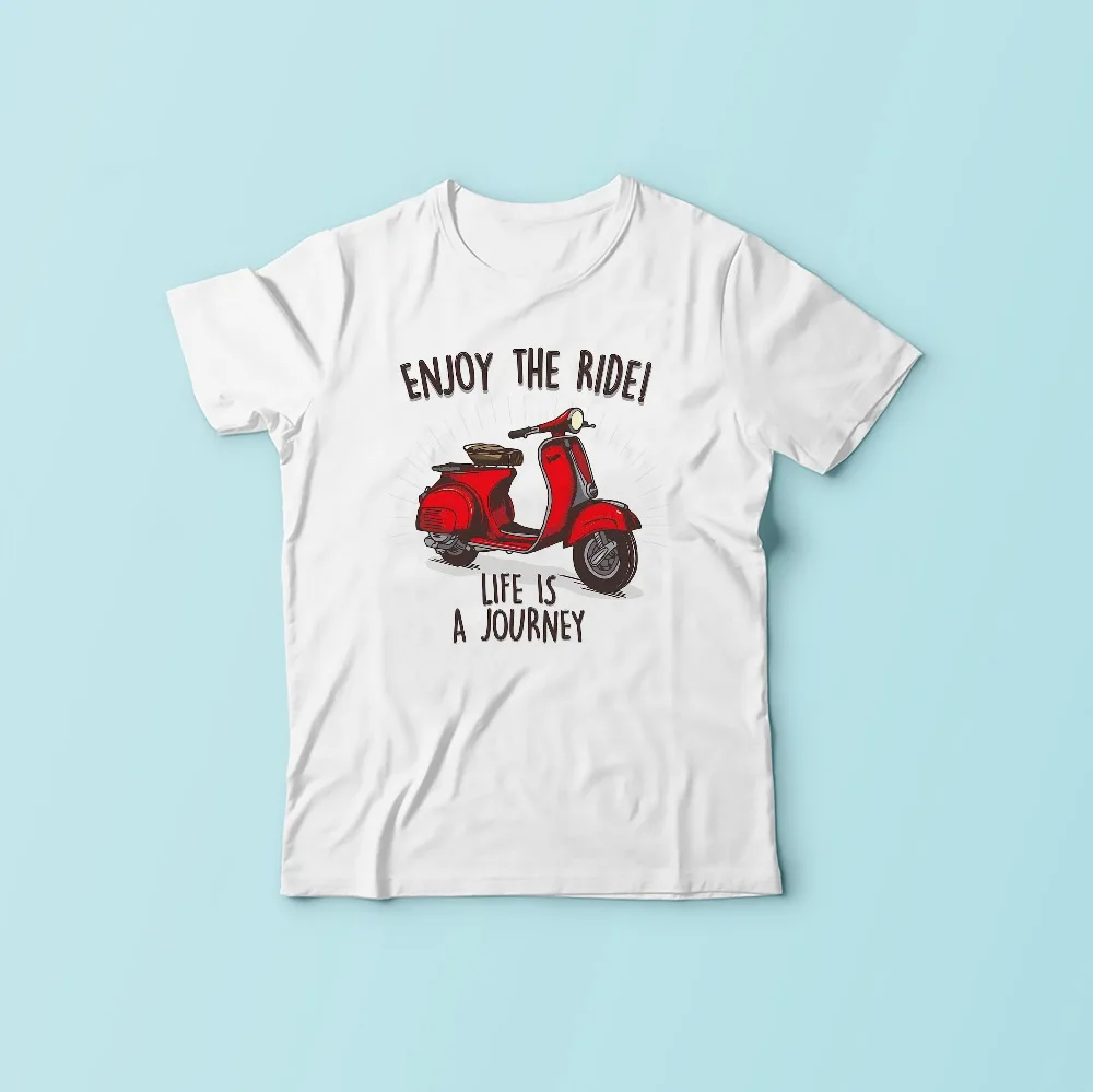 Классический vespa Футболка мужская jollypeach новый бренд повседневные мужские
