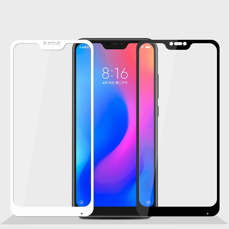 Закаленное стекло Xiaomi Mi A2 Lite полное покрытие Оригинал защита для экрана Передняя