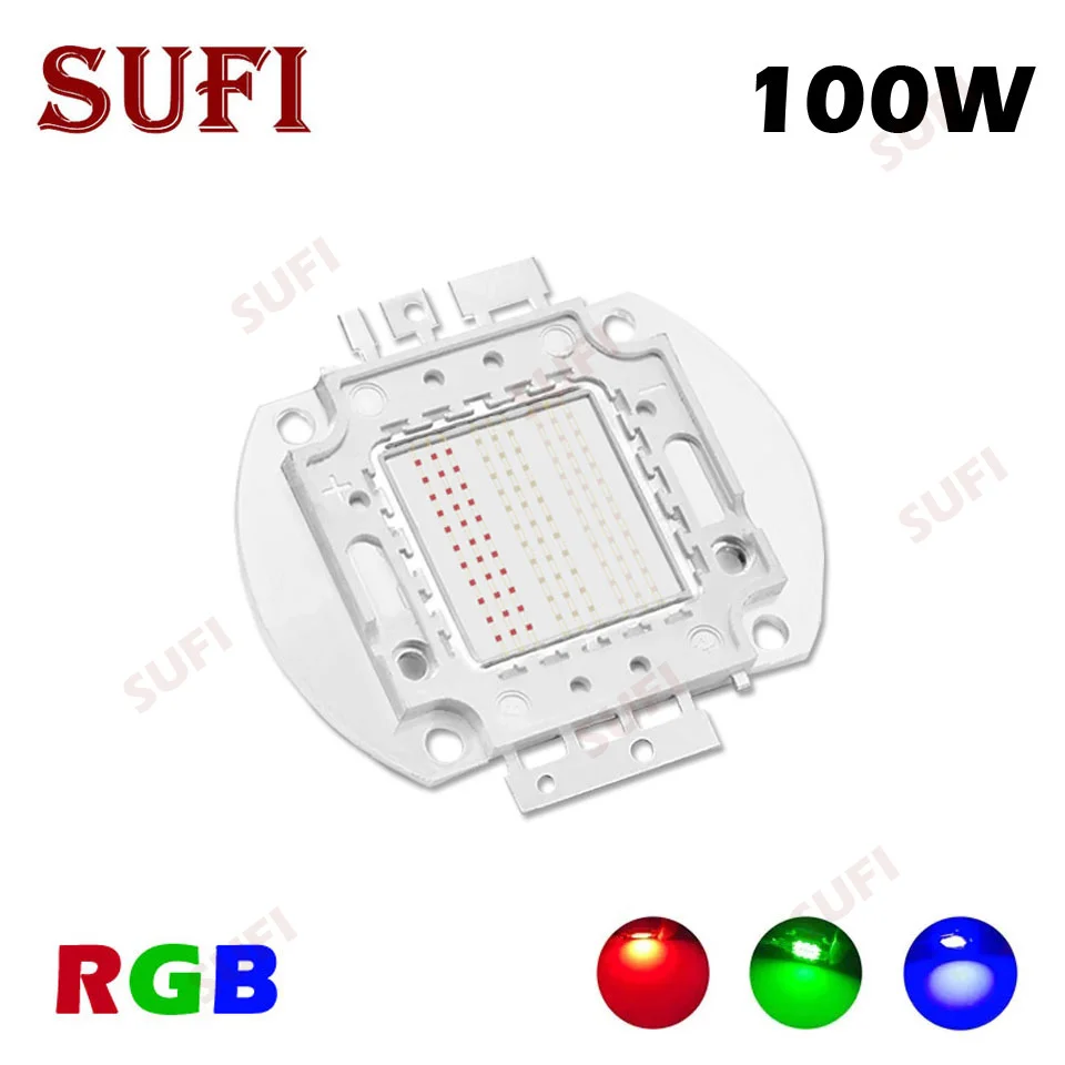100 Вт RGB красный зеленый синий встроенный источник света большой сцсветильник с