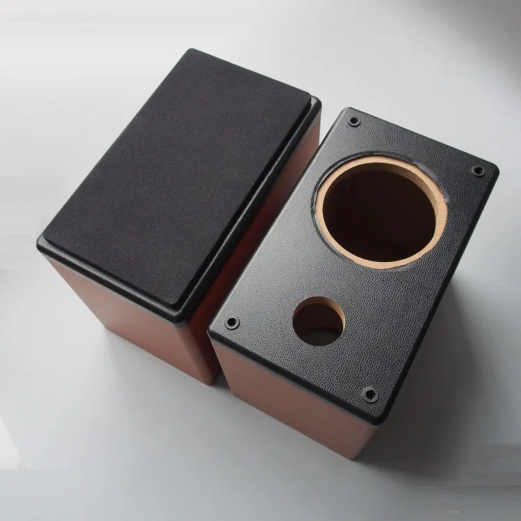 4 дюймовый полночастотный пустой корпус HIFI деревянный динамик сделай сам чехол
