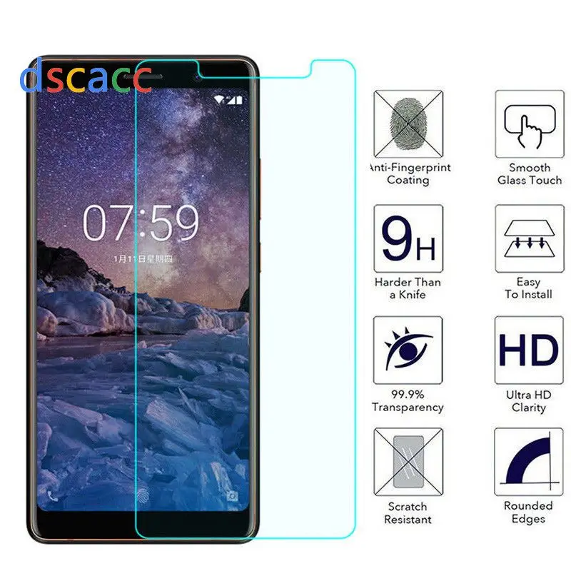DSCACC 2.5D с уровнем твердости 9H закаленное Стекло протектор чехол с подставкой и отделениями для карт для Nokia Lumia 640 640XL 650 730 830 920 930 950 630 620 550 540 8S 8 7 6 5 3 2 100 шт