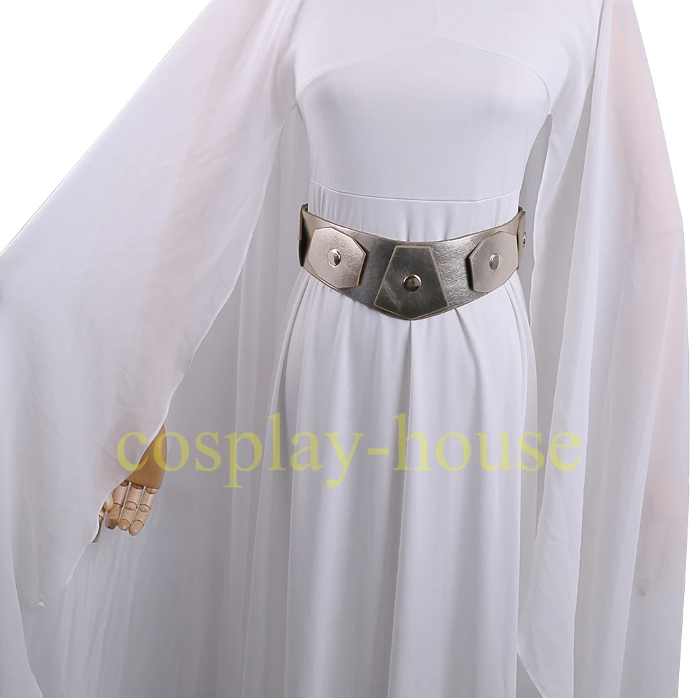 Принцесса Звезда костюм принцессы Леи платье леи белый взрослых Wars последний