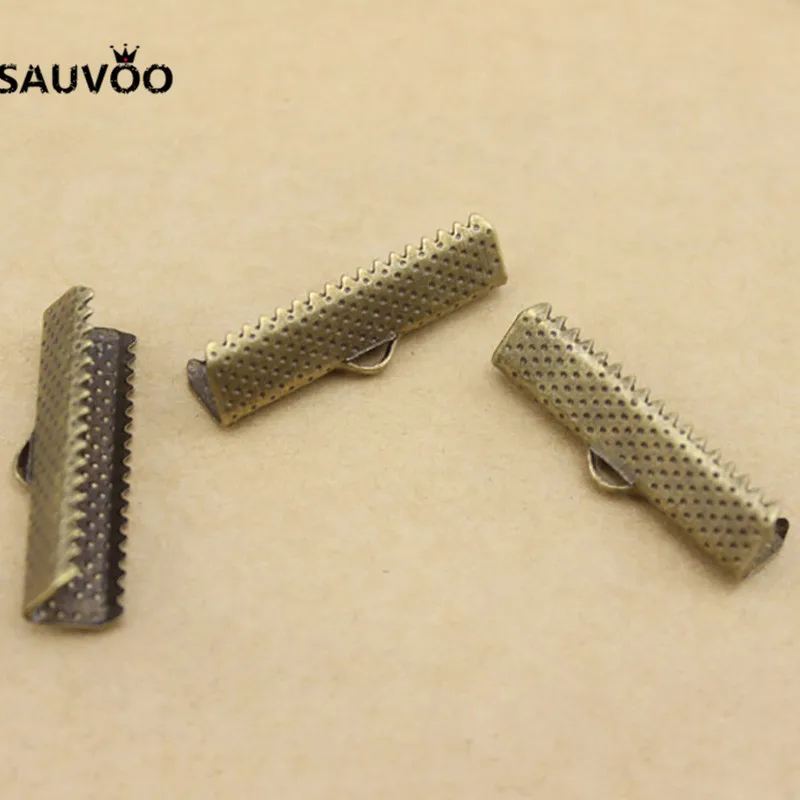 Наконечники для подвесок SAUVOO 200 шт./пакет серебристые длина 6/10 мм материал