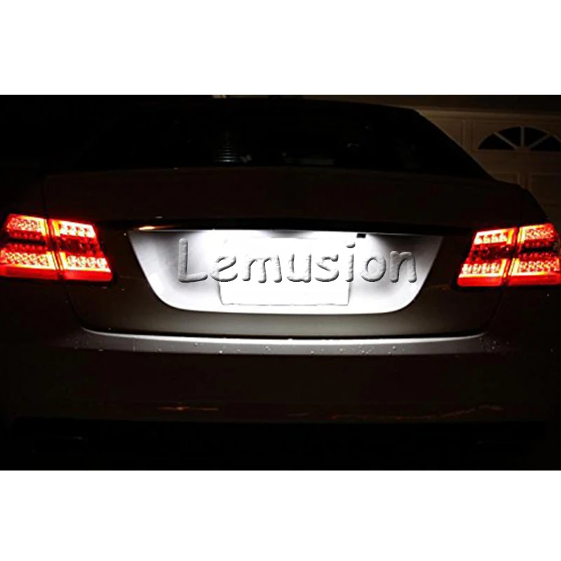 1 пара Автомобильный светодиодный номерной знак светильник дневные ходовые огни