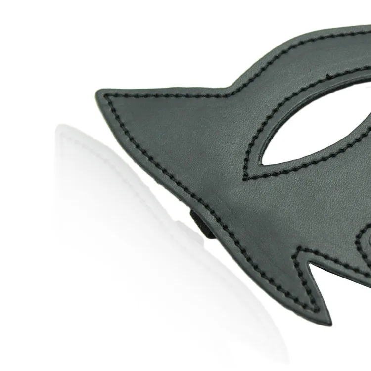 Недорогая Фетиш-маска из искусственной кожи для женщин и мужчин повязка на глаза