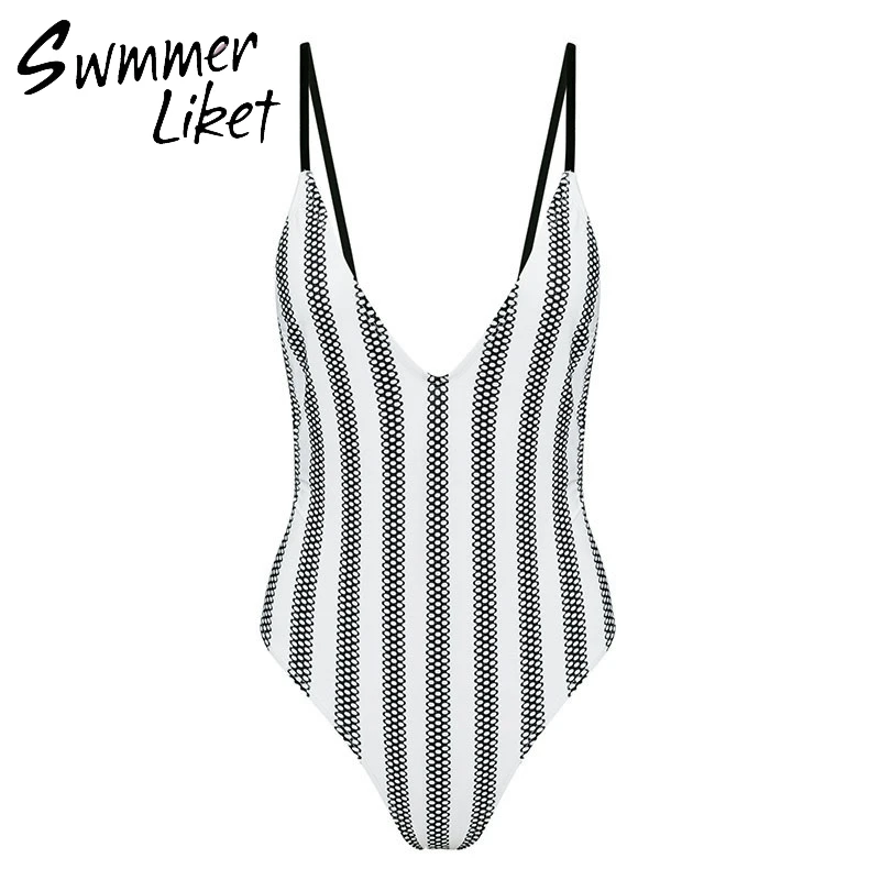 V шеи Бикини 2018 пикантные женские боди с высоким вырезом Купальники Женская
