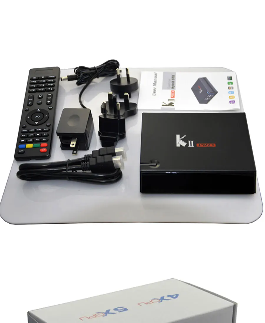 Французский IPTV Box KII Pro DVB S2 DVB T2 4K Android 5,1 tv Box с 1400+ irtv Европейский, французский Арабский испанский Турция Smart Set top Box