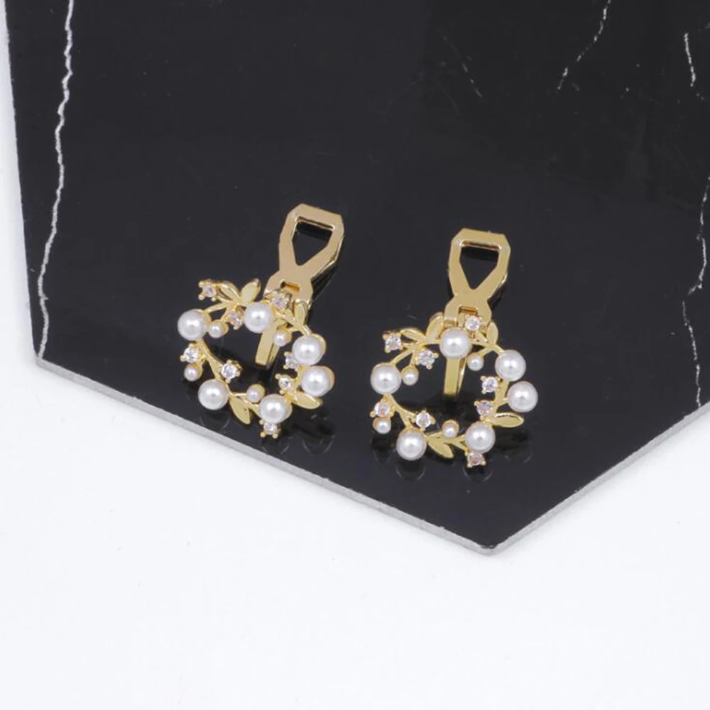 Женские серьги клипсы с жемчугом|Серьги-клипсы| |