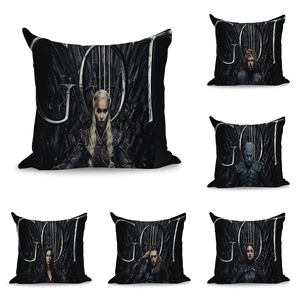 Игра престолов GOT Season 8 символов наволочка для тела льняные подушки кровати