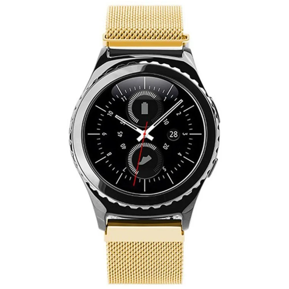 20 мм Миланский сменный Браслет для Samsung Gear S2 Смарт-часы Galaxy часы Active /42 ремешок