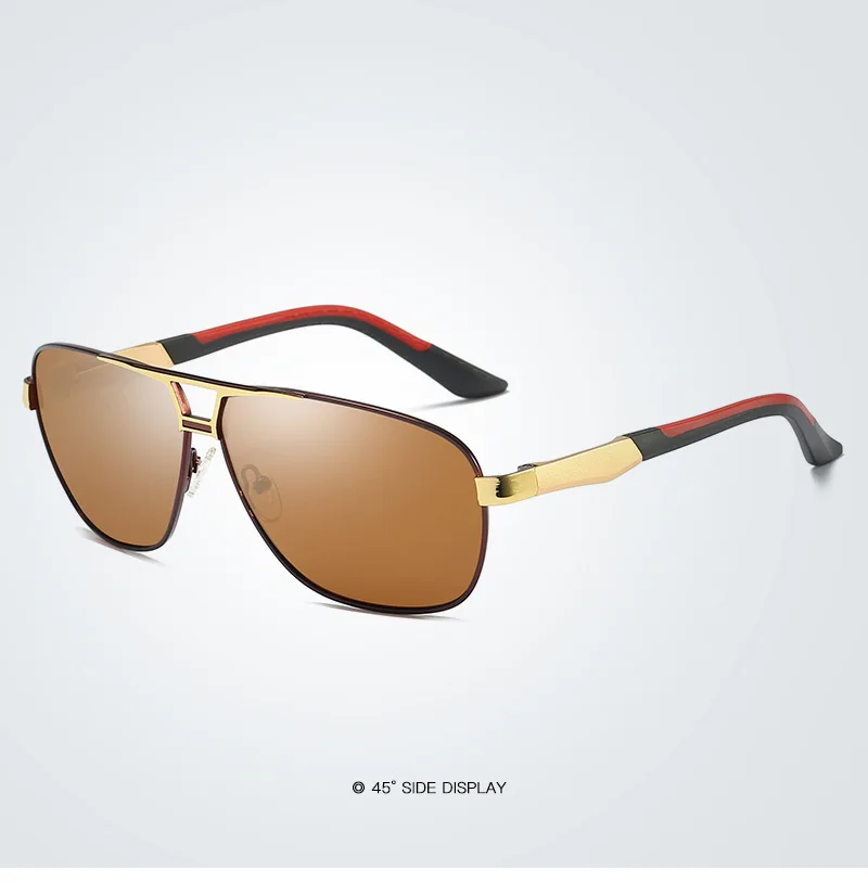 Мужские поляризационные очки Aabbye брендовые дизайнерские из алюминиево