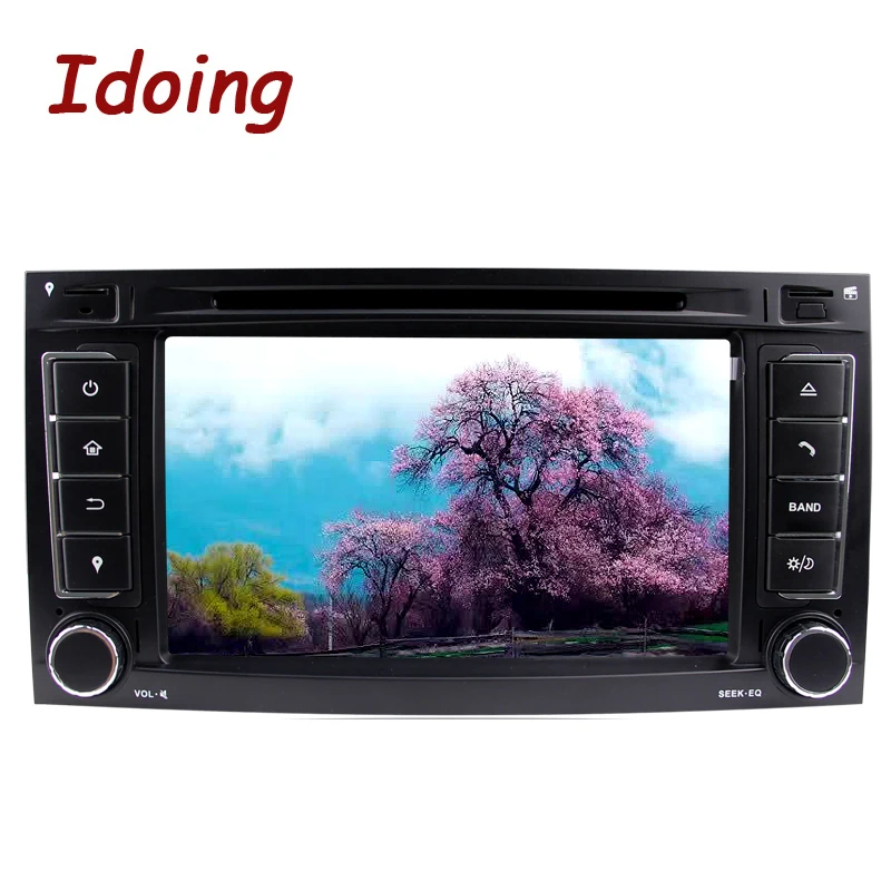 Idoing Android9.0/4G ram/32G rom/8 Core/2Din для Volkswagen Touar быстрая загрузка автомобильный DVD мультимедийный плеер авторадио HD емкостный