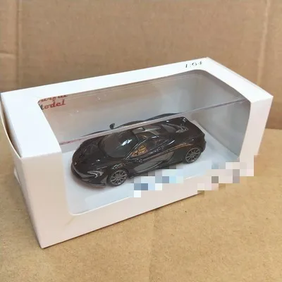 Black 1/64 специальный литой металлический Супер спортивный автомобиль Настольный дисплей коллекция моделей игрушек для детей - Цвет: Black
