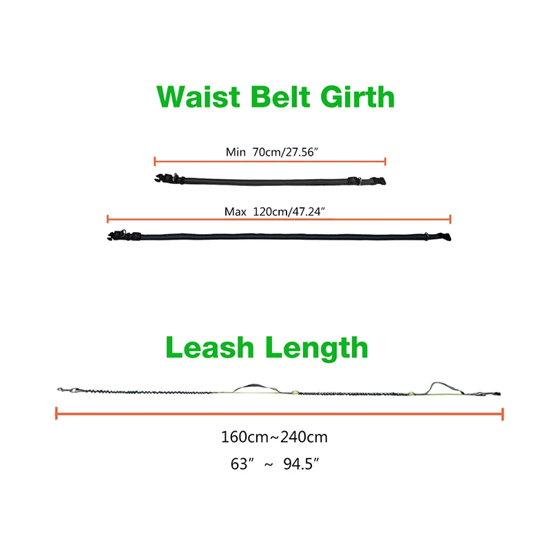 Выдвижной Поводок без рук для собак поводки прогулок бега походов
