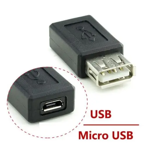 Новый черный USB 2 0 Тип A Женский к Micro B адаптер конвертер | Безопасность и защита