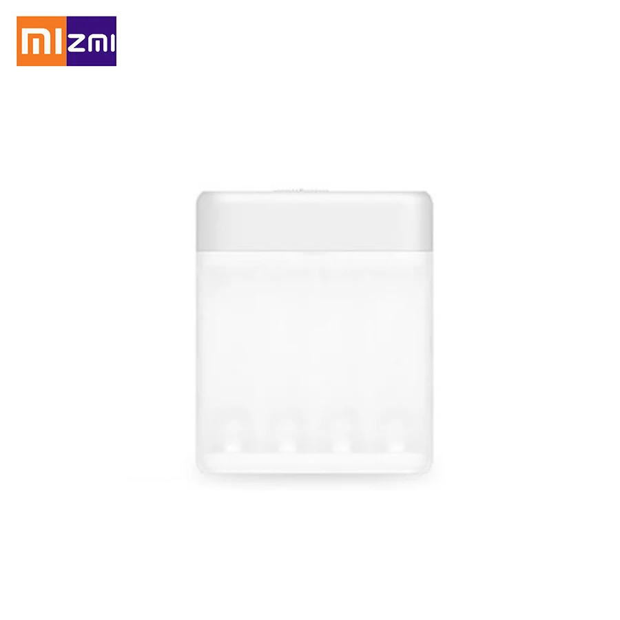 Xiaomi ZMI ZI5 зарядное устройство для никель-кадмиевых или никель-металл-AAA металл-гидридных или никель Батарея Зарядное устройство с 4 слота Портативный Батарея Зарядное устройство с USB или без портов USB Порты и разъёмы