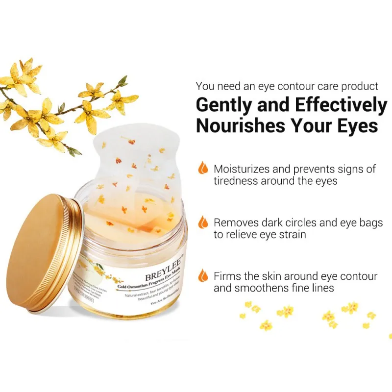 50 шт. Коллагеновые патчи для кожи вокруг глаз от Тёмных кругов|Средства ухода и