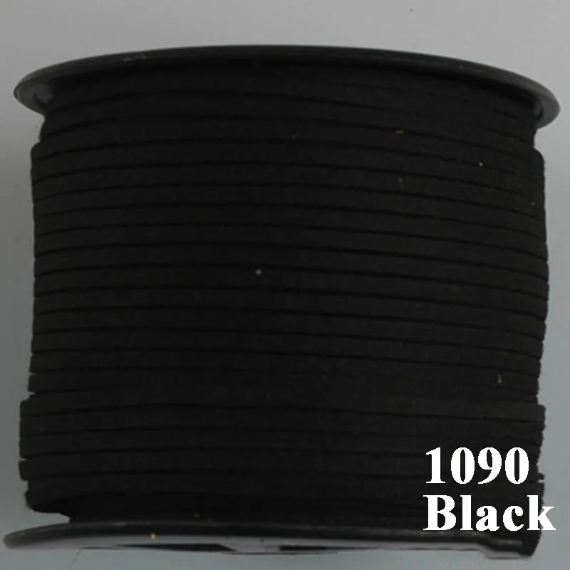 black Meetee 2,8 мм ширина 90 м/рулон кожи веревочные шнуры тканый шнур проволочное ожерелье браслет ювелирные украшения сделай сам Декор Аксессуары CD202 - Цвет: black
